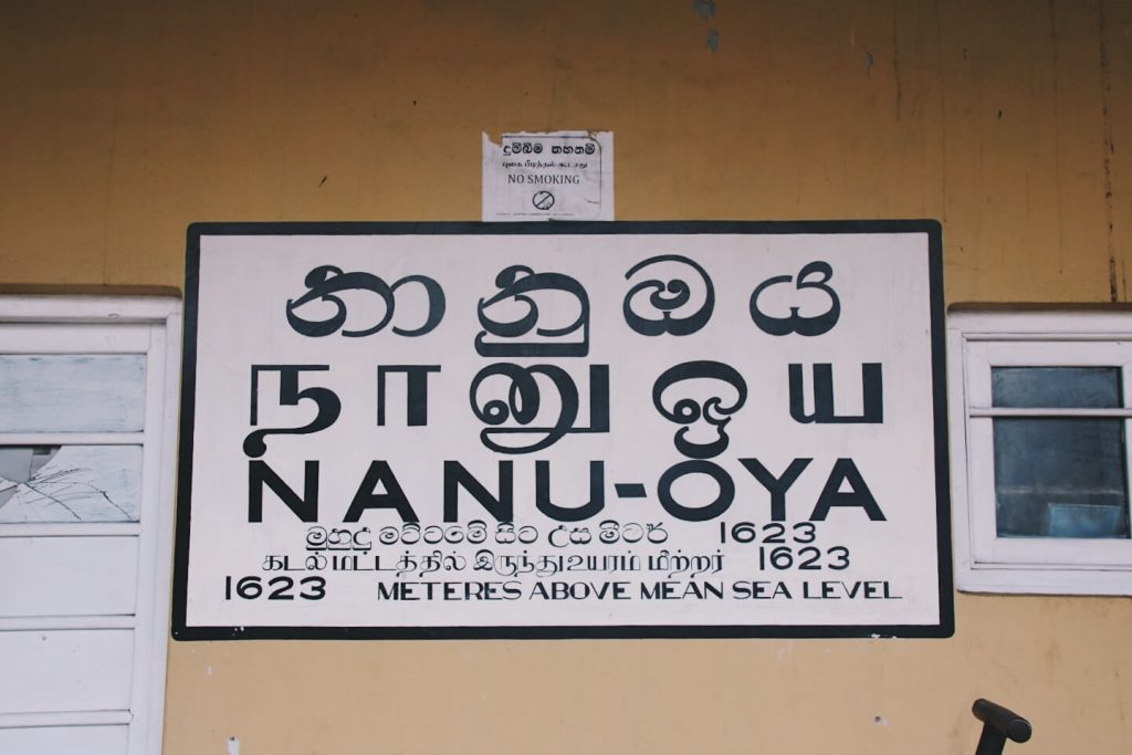Nanu-oya sri lanka train