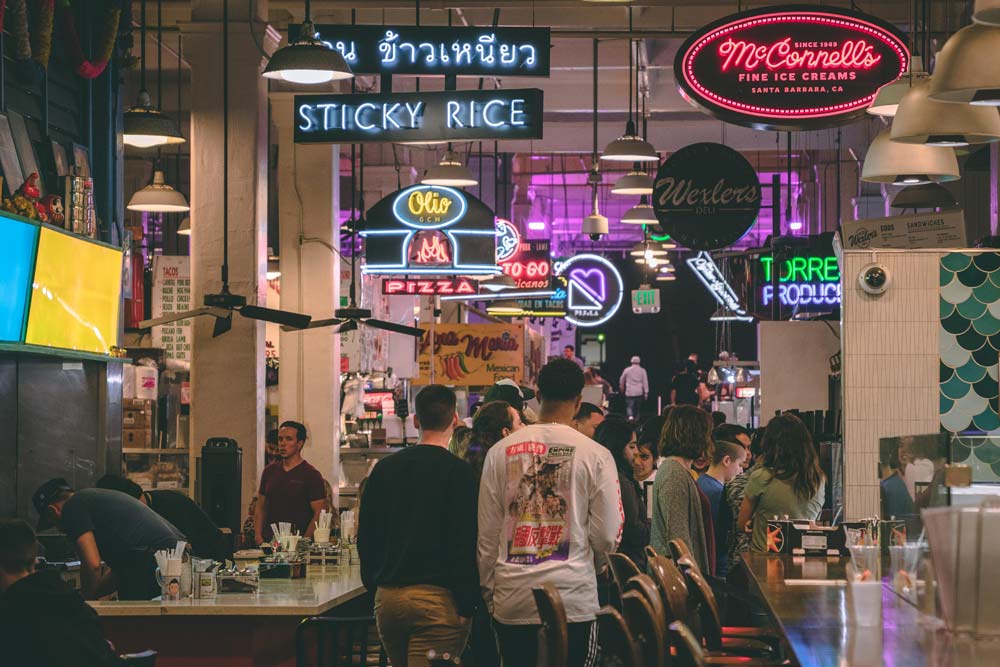 The Grand Central Market Los Angeles