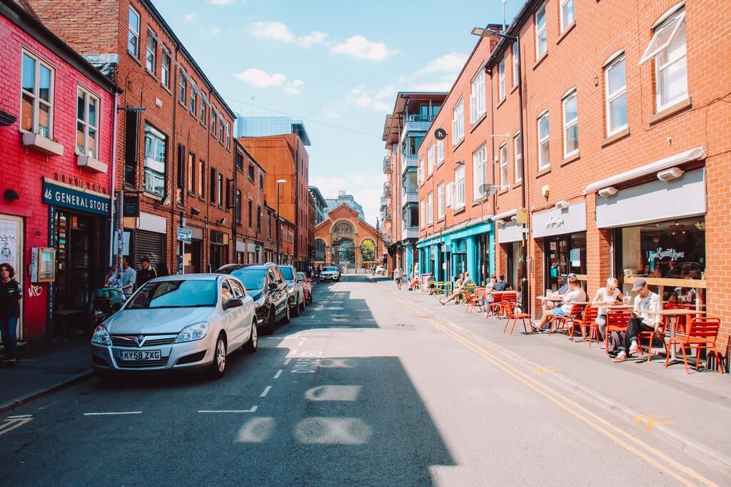 street in Northern Quarter manchester