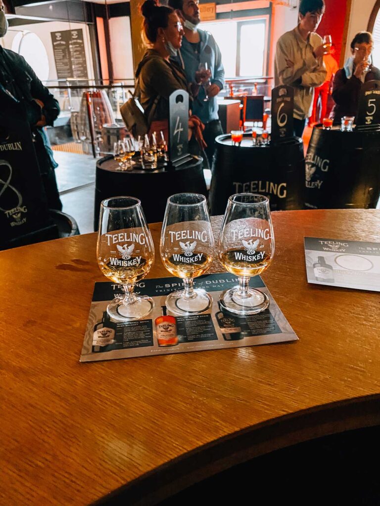 teeling whiskey tasting