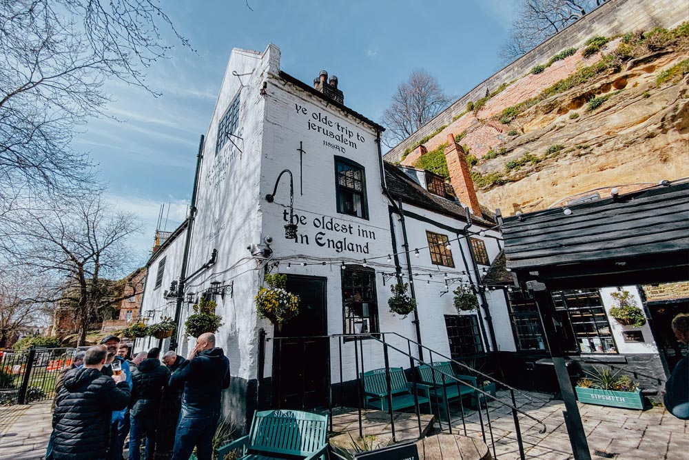 ye olde trip to jerusalem pub Nottingham
